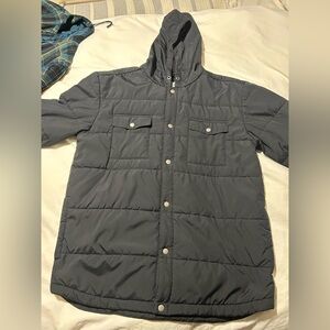 Alpine Design hooded snap jacket